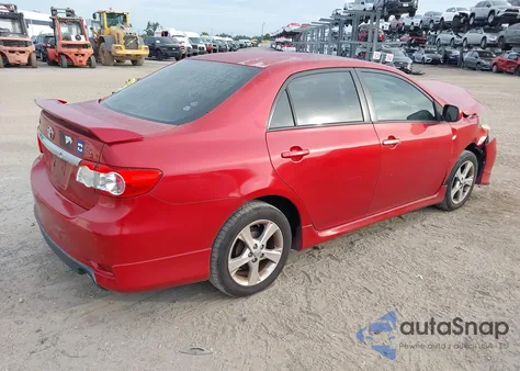 2011 Toyota Corolla S из США, поврежденный, VIN 2T1BU4EE9BC700195